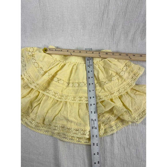 2- Altar'd State Raleigh Layered Lace Shorts Womens XS Denim Mini Academia Boho‎ - Picture 14 of 14